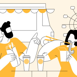 Infografica raffigurante l'evento Festival Food Truck
