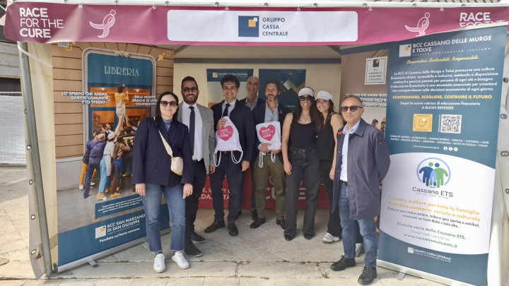 Stand con colleghi banche