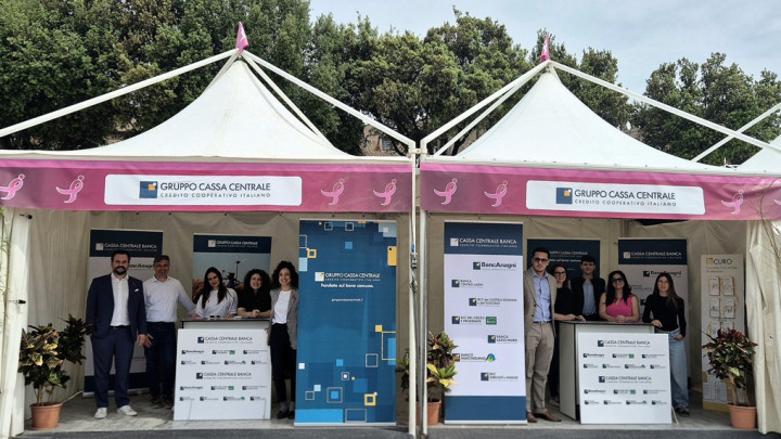 Stand Roma con colleghi banche